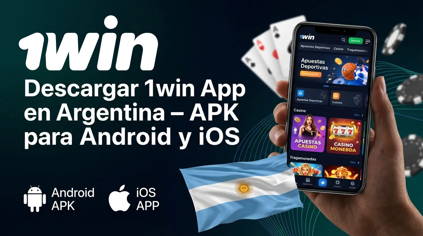 Aplicación móvil 1Win para Android e iOS para jugadores de Argentina